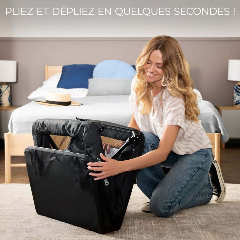Lit bébé 3 en 1 Cami Black Kinderkraft Ambiance 8