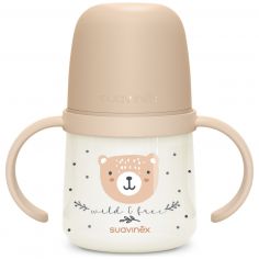 Biberon d'apprentissageWild&Free Night and Day Marron (150Ml) - Suavinex