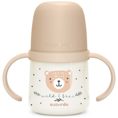 Biberon d'apprentissageWild&Free Night and Day Marron (150Ml) Suavinex