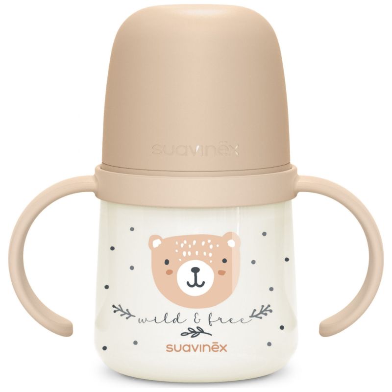 Biberon d'apprentissageWild&Free Night and Day Marron (150Ml) Suavinex Produit 1