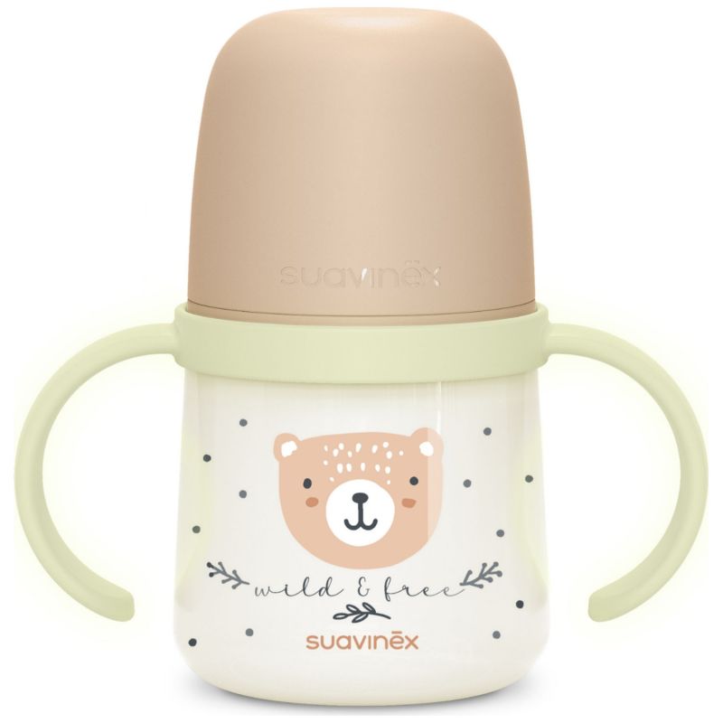 Biberon d'apprentissageWild&Free Night and Day Marron (150Ml) Suavinex Produit 3