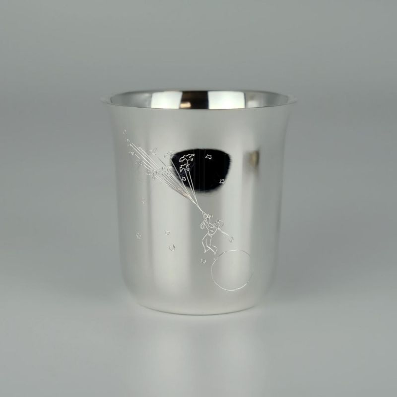 Timbale évasée Petit Prince personnalisable (métal argenté) Aubry-Cadoret Ambiance 5