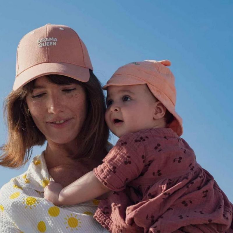 Casquette enfant Drama Queen rose (9-24 mois) Chamaye Ambiance 5