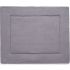 Tapis de jeu Bliss knit storm grey gris (80 x 100 cm) - Jollein