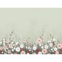 Papier peint décor XL Jardin fleuri - Lilipinso