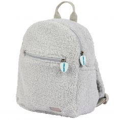 Sac à dos bébé Teddy Lapidou gris - Nattou