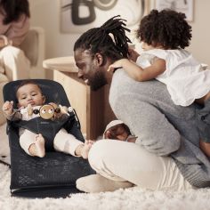 Arche de jeux pour transat Yeux espiègles noir et blanc
