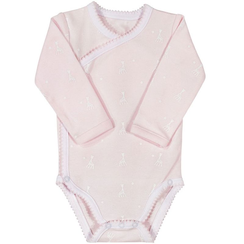 Body manches longues rose Sophie la Girafe (1 mois) Trois Kilos Sept Produit 1 grande taille