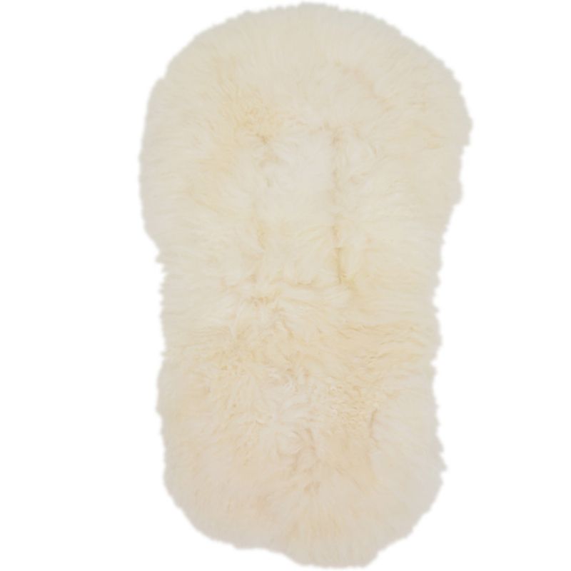 Assise pour poussette en peau d'agneau sable Kaiser