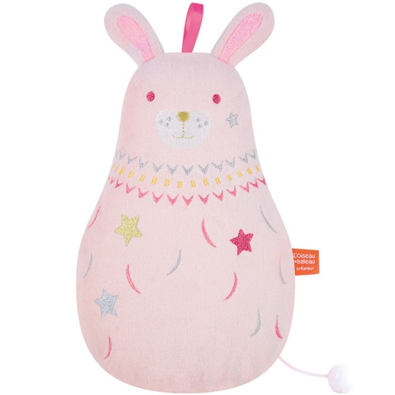 Peluche musicale Dounimaux Lapin L'oiseau bateau
