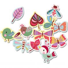 Ma pochette de 100 gommettes Les p'tites bêtes