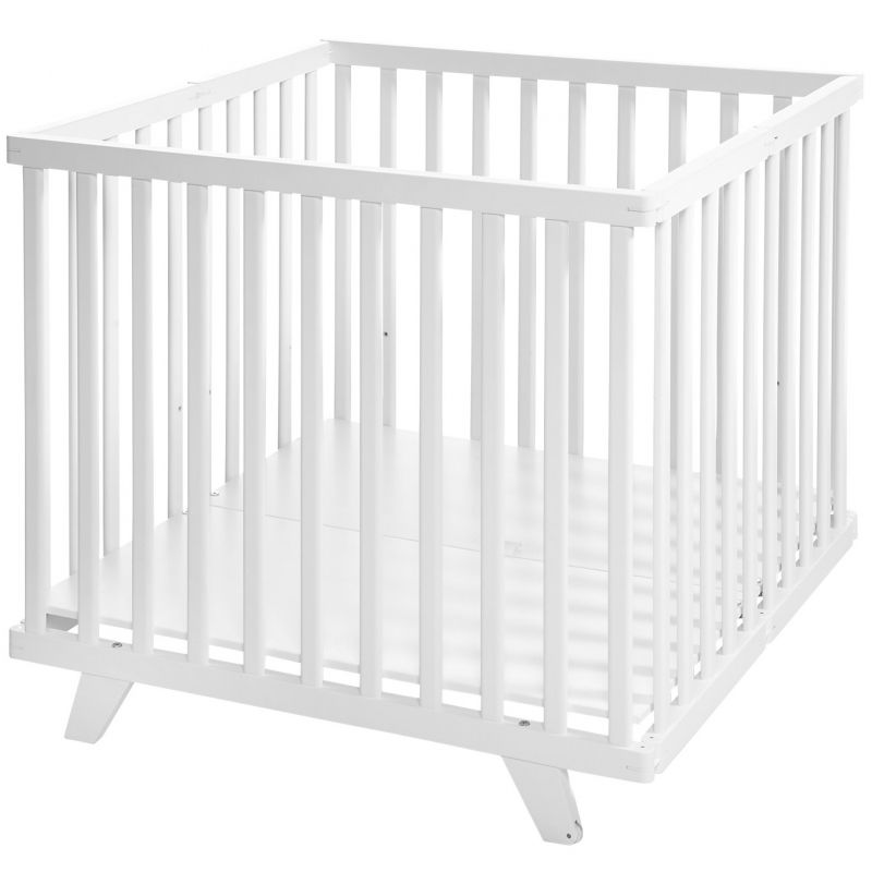 Parc pliable Lasse blanc grand modèle (96 x 96 cm) Geuther