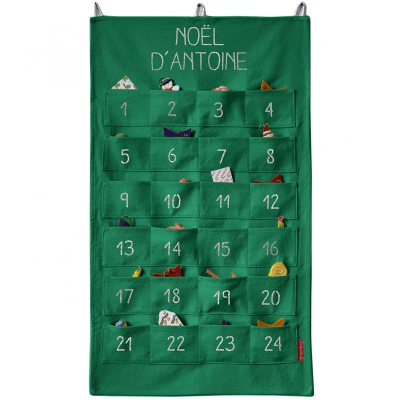 Calendrier de l'Avent Vert (personnalisable) Les Griottes