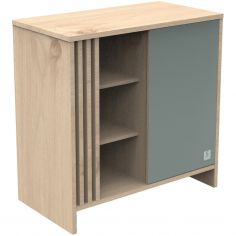 Commode 1 porte Tokyo sauge - Sauthon mobilier