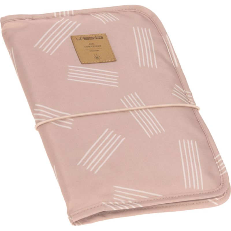 Pochette de change Casual Rayures rose Lässig