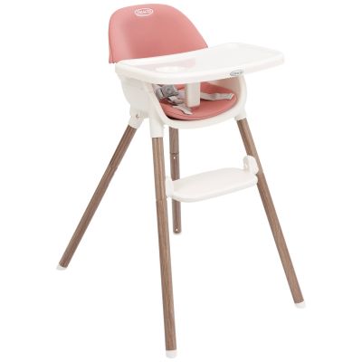 Chaise haute évolutive Presti Dusty Rose