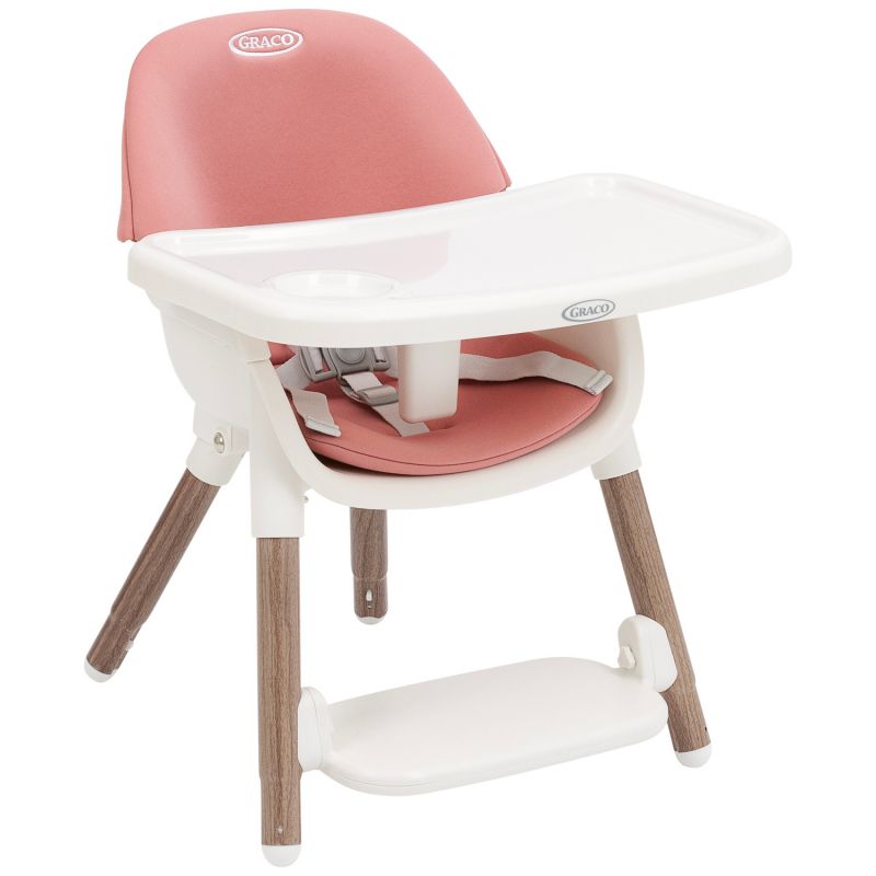 Chaise haute évolutive Presti Dusty Rose Graco Produit 6