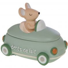 Boîte à dents voiture (coloris aléatoire)
