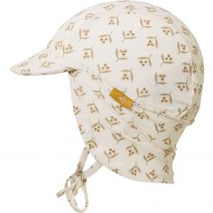 Casquette anti-UV protège nuque Olive (6-12 mois) - Fresk