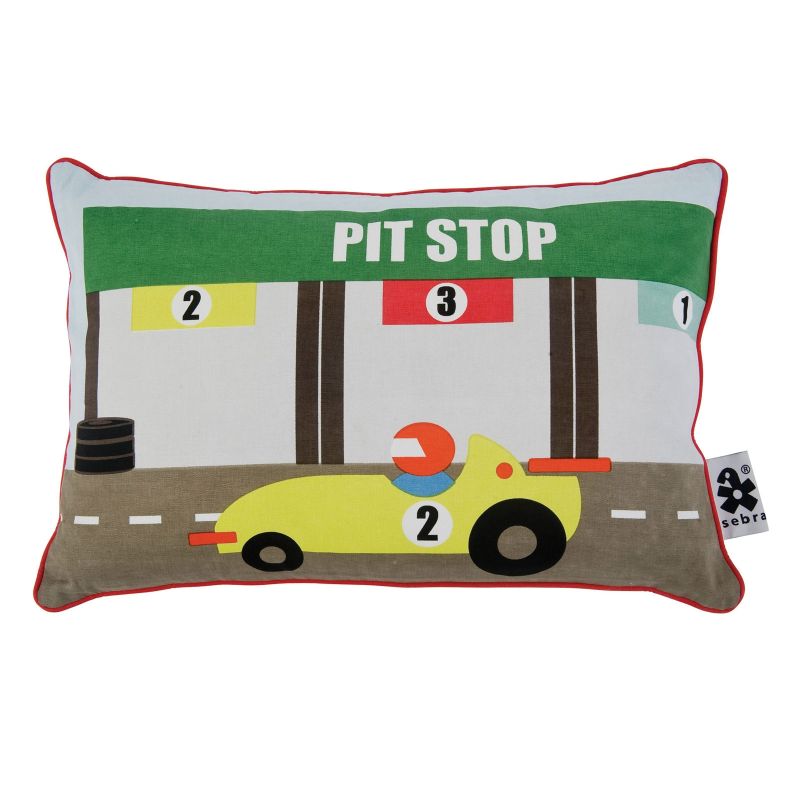 Coussin décoratif Pit stop (40 x 60 cm) 