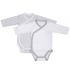 Lot de 2 bodies croisés manches longues Céleste (Naissance : 50 cm) - Sauthon Lot de 2 bodies croisés manches longues Céleste (Naissance : 50 cm) - Sauthon