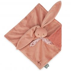 Doudou plat Lapinoo terracotta