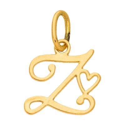 Pendentif initiale Z (or jaune 750°)  par Berceau magique bijoux