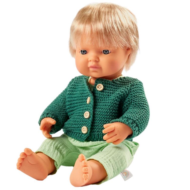 Poupon bébé garçon et accessoires (38 cm) Miniland
