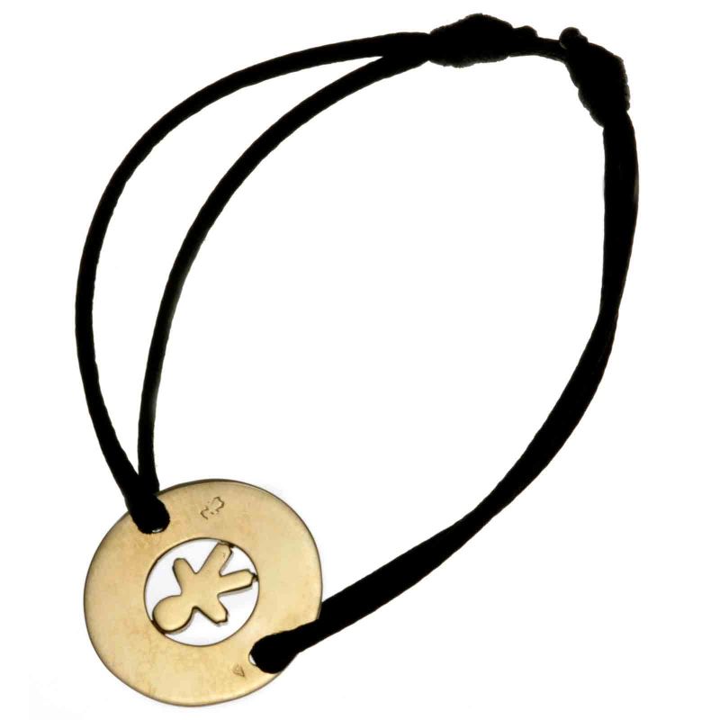 Bracelet cordon Bulle motif au choix (20 mm) Loupidou