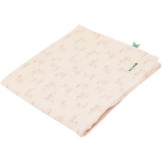 Maxi lange en mousseline Rosy Rabbit (110 x 110 cm) - Reconditionné - Trixie