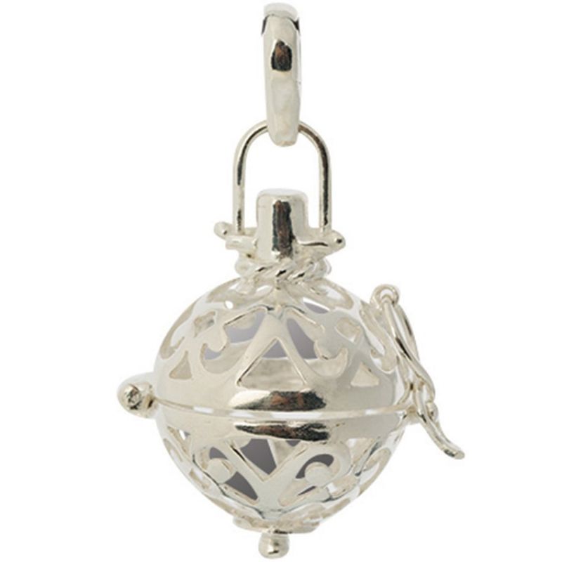 Bola sur cordon noir cage blanc Bola