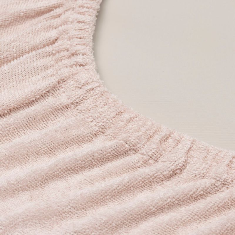 Lot de 2 housses de matelas à langer en éponge Silky Rose (50 x 70 cm) Jollein Produit 4