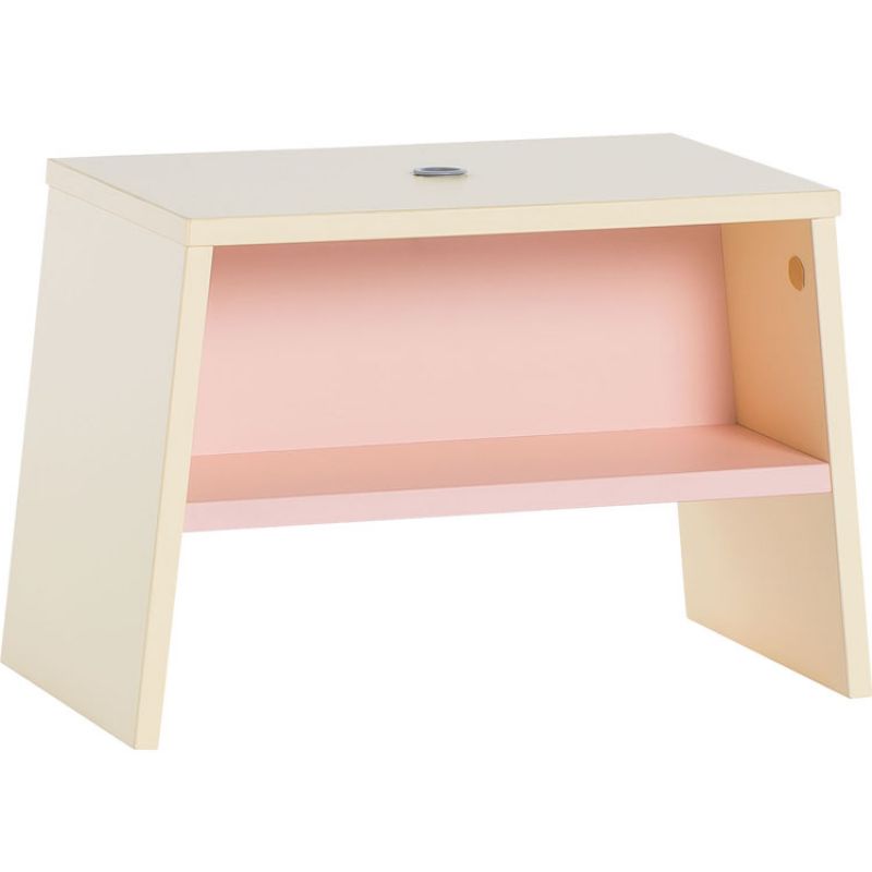 Tabouret enfant Tuli jaune-rose Vox