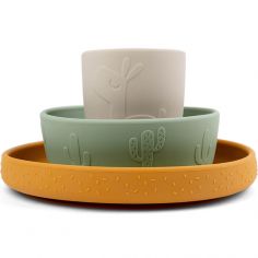 Coffret repas en silicone Stick&Stay Lalee Multicolore - Done by Deer