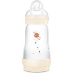 Biberon Easy Start anti-colique - 260ml - Coton - Tétine débit 2 - MAM