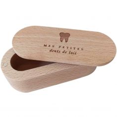 Boîte à dents de lait en bois de hêtre - Zakuw