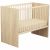 Variation Marron du produit Lit bébé Paloma Bois (60 x 120 cm) de la marque Sauthon mobilier