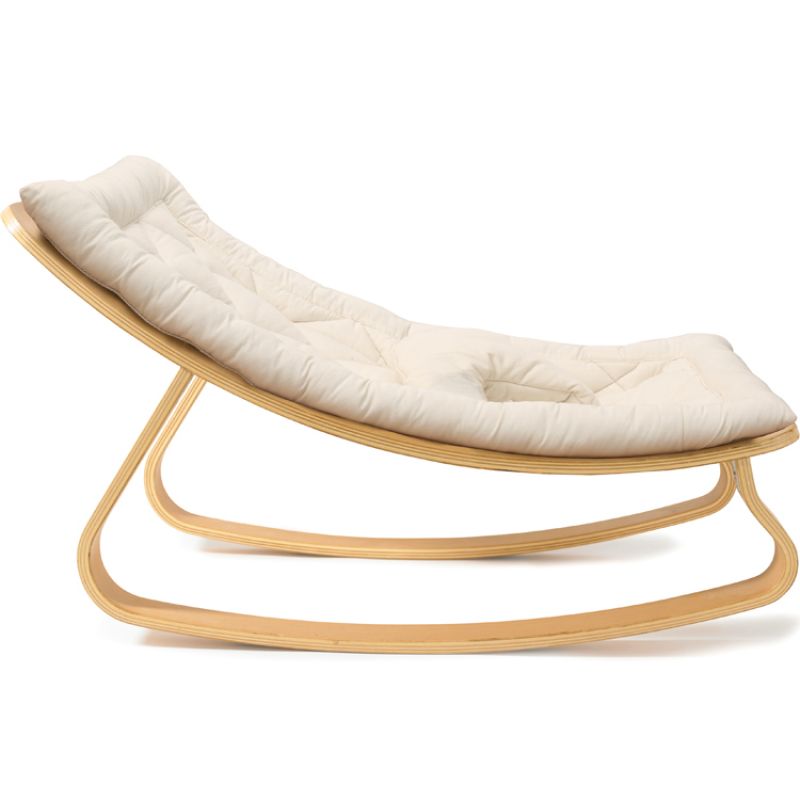 Transat à balancement Levo organic milk en bois de hêtre - Reconditionné Charlie Crane Produit 4