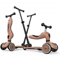 Porteur évolutif Highwaykick 1 Push and Go Mocha - Scoot and ride
