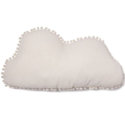 Coussin nuage Marshmallow écru (30 x 58 cm)  par Nobodinoz