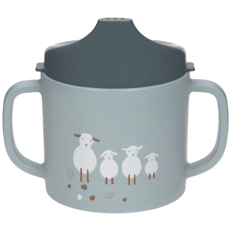 Tasse à bec Tiny Farmer mouton et oie bleue Lässig Produit 1 grande taille