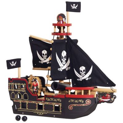 Bateau pirate du capitaine barberousse en bois FSC