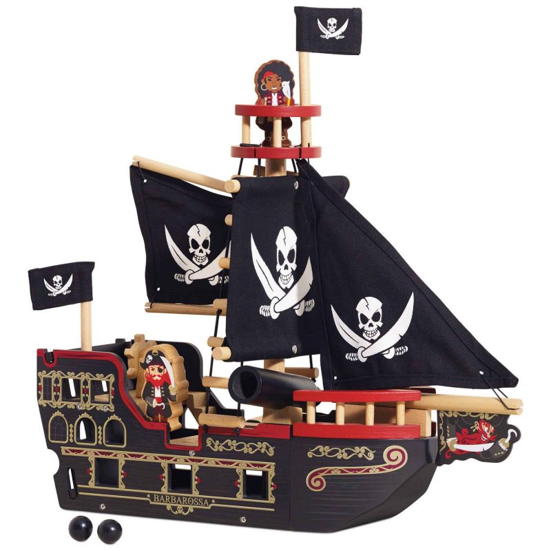 Bateau pirate du capitaine barberousse en bois FSC Le Toy Van Produit 1