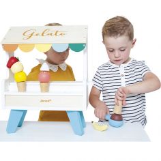 Stand de glaces en bois