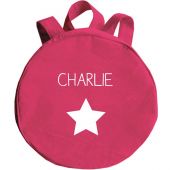 Sac à dos enfant rose grenadine (personnalisable)