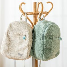 Sac à dos bébé Teddy Lapidou écru