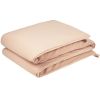 Tour de lit déhoussable Wabi-Sabi en coton Powder Pink  par Nobodinoz