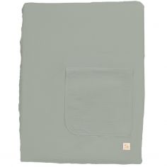 Matelas à langer + serviette Sauge (52 x 68 cm) - Sauthon