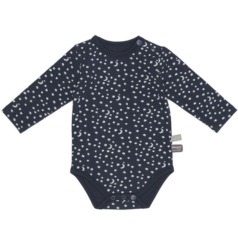 Body manches longues Lune bleue (4-6 mois) Snoozebaby