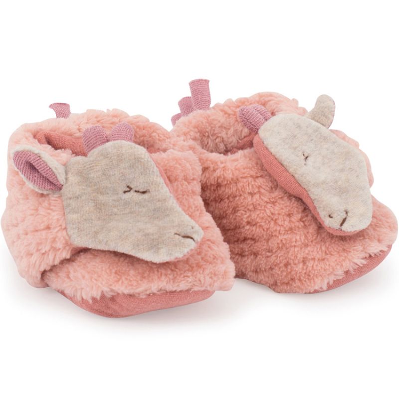 Chaussons bébé girafe Sous mon baobab (0-6 mois) Moulin Roty